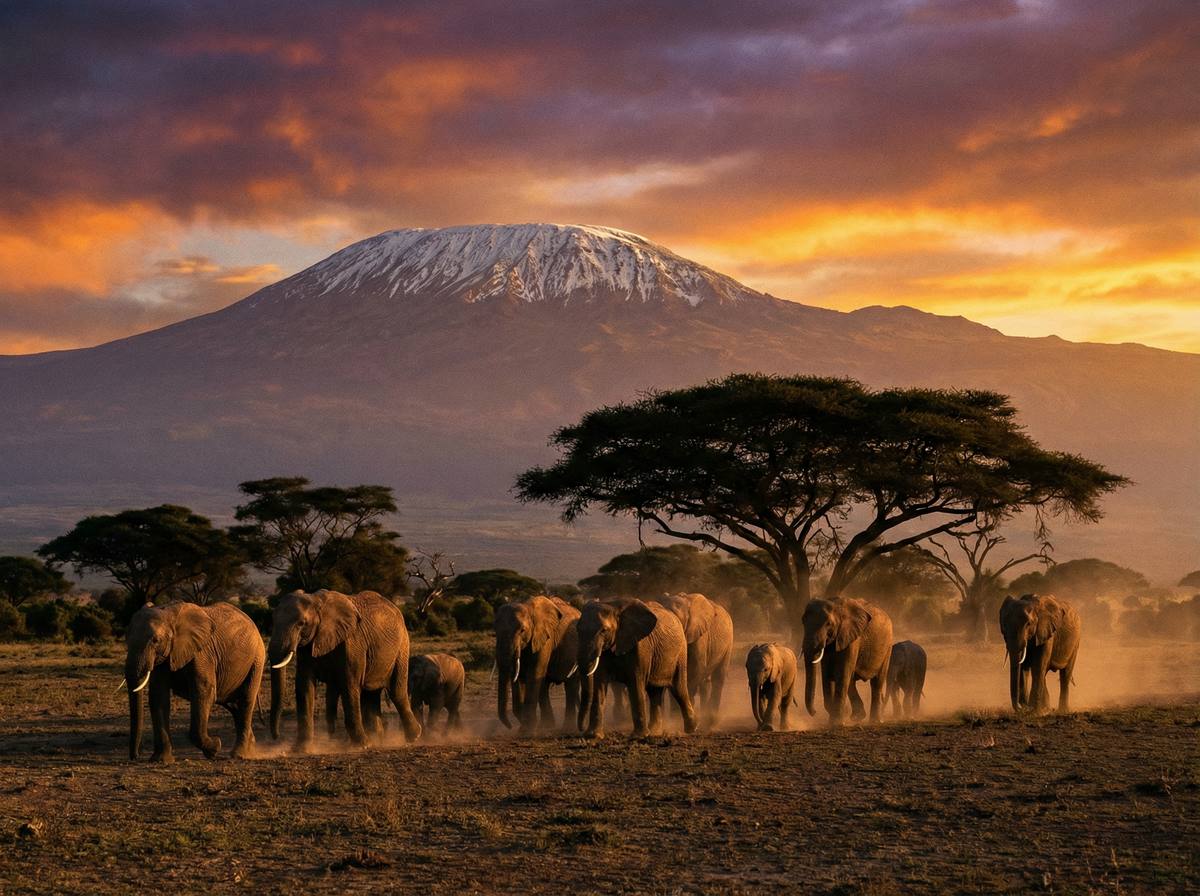 里番网非洲动物视频 - 肯尼亚大象迁徙壮观场面