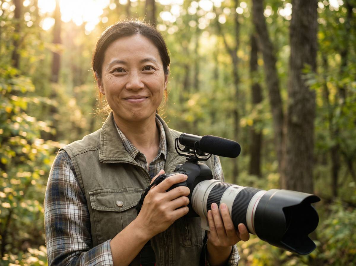 里番网首席摄影师张晓雯 - 野生动物微距摄影专家